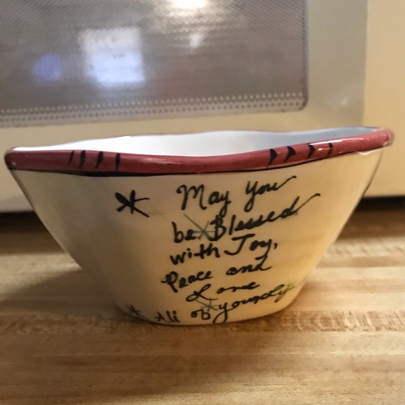 Julia Junkin Home Baked 6" Tan Bowl Serving - Picture 2 of 5